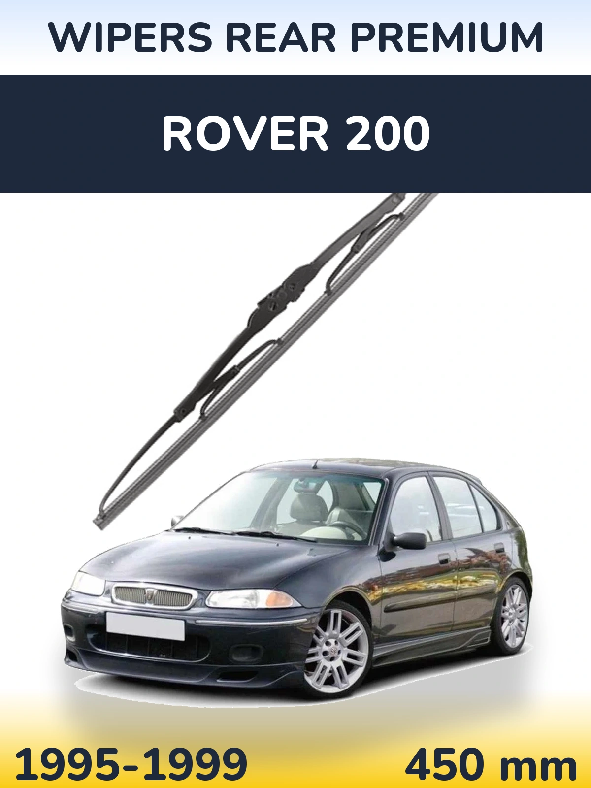 Rear wiper blade WIPERS REAR PREMIUM 450 mm for Rover 200 1995-1999