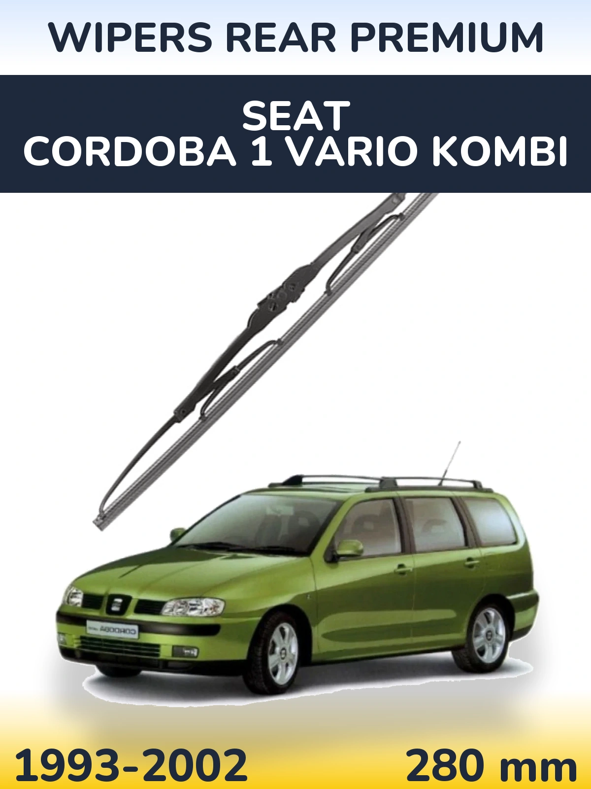 Задний дворник WIPERS REAR PREMIUM 280 мм для SEAT Cordoba 1 Vario kombi 1993-2002