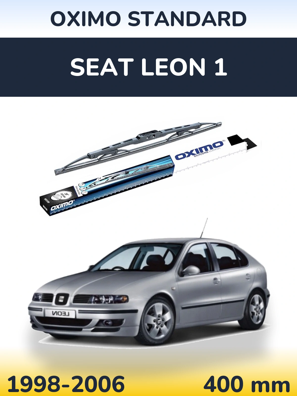 Задний дворник Oximo Standard 400 мм для SEAT Leon 1 1998-2006