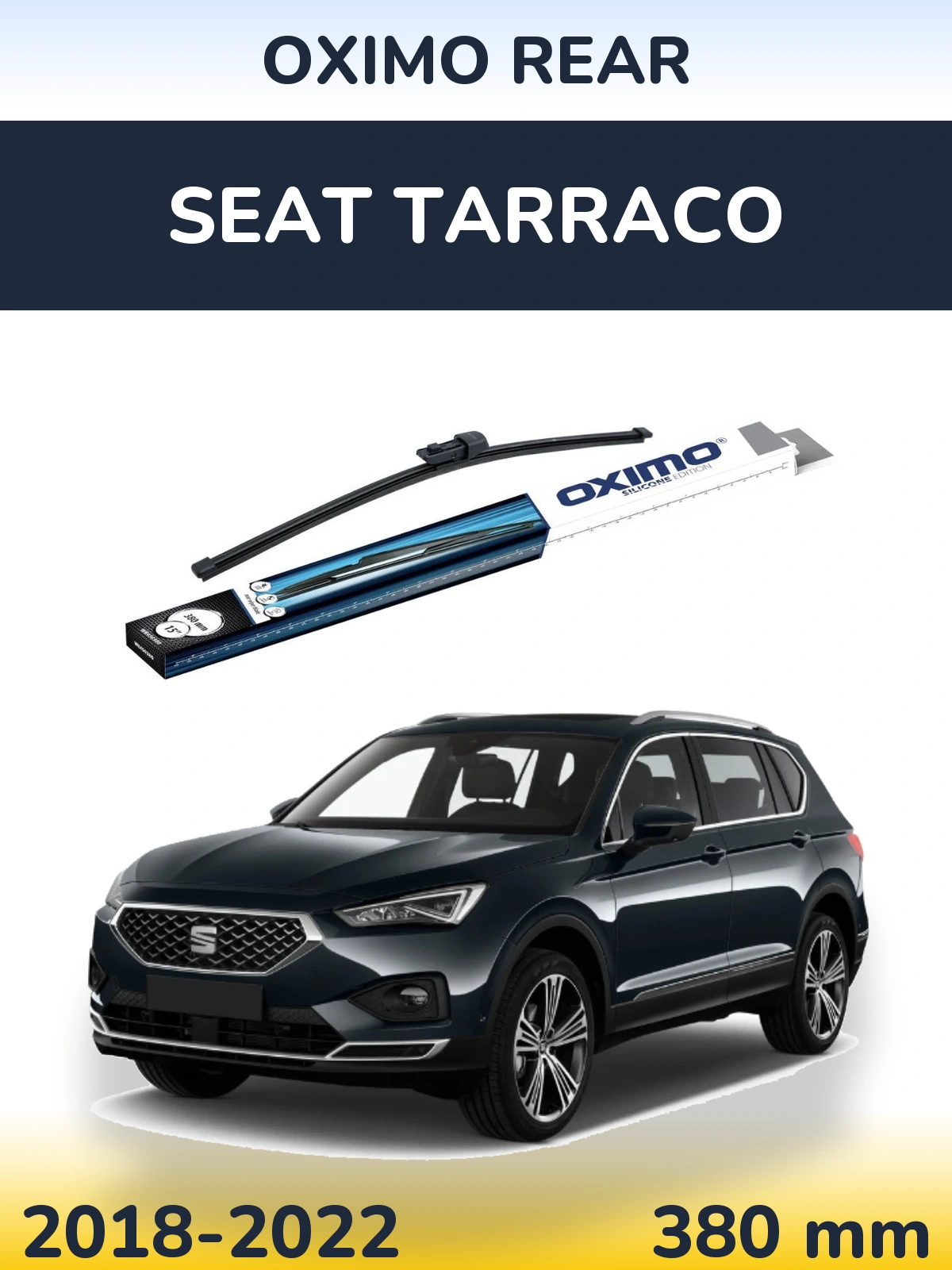 Задня щітка Oximo Rear 380 мм для SEAT Tarraco 2018-2022
