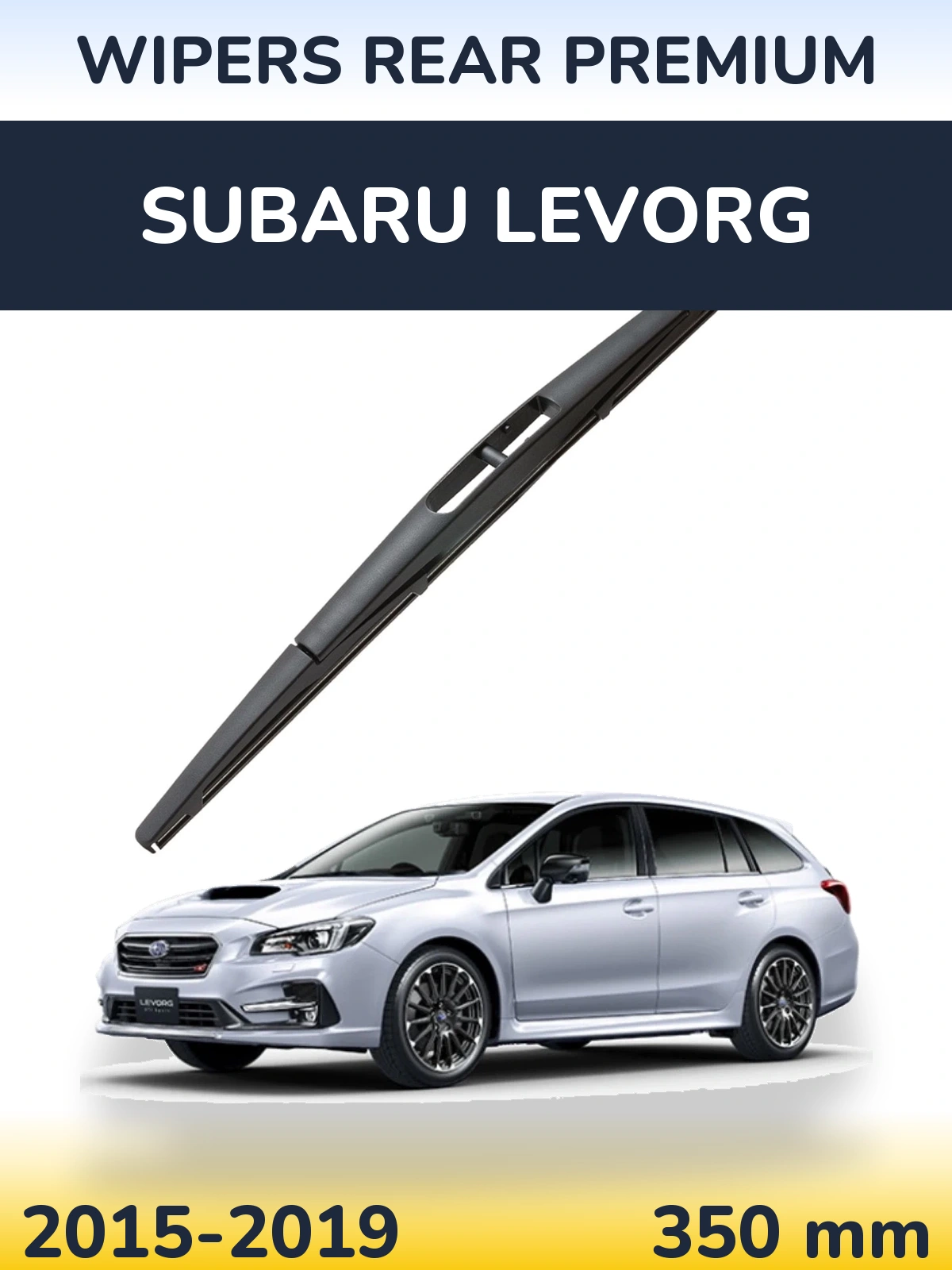 Rear wiper blade WIPERS REAR PREMIUM 350 mm for Subaru Levorg 2015-2019