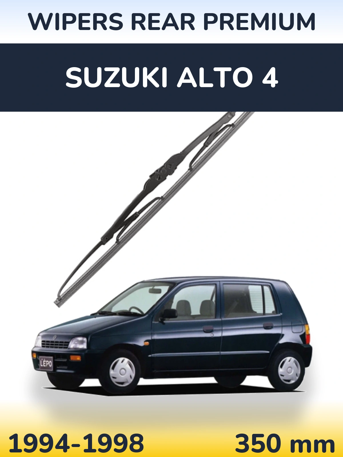 Rear wiper blade WIPERS REAR PREMIUM 350 mm for Suzuki Alto 4 1994-1998