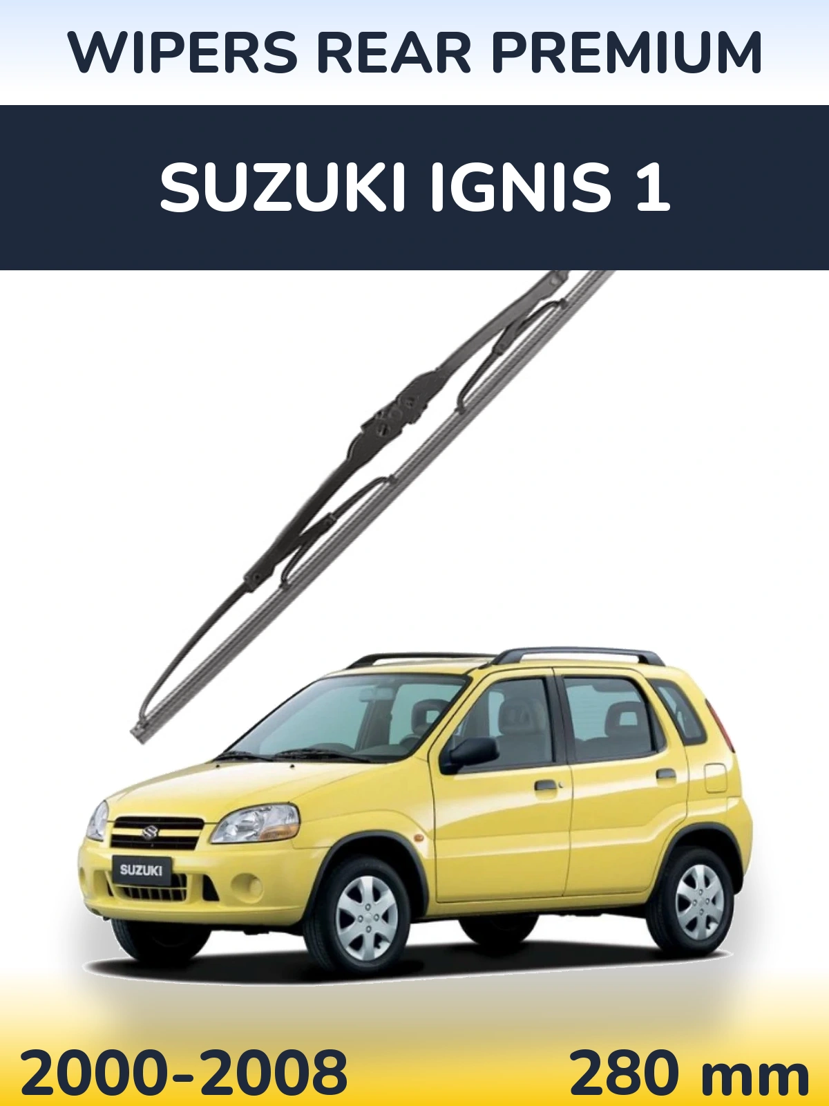 Задня щітка WIPERS REAR PREMIUM 280 мм для Suzuki Ignis 1 2000-2008