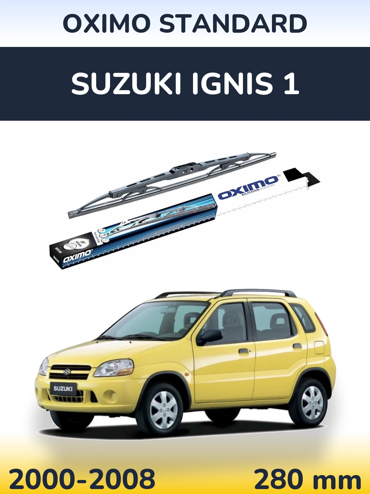 Задня щітка Oximo Standard 275 мм для Suzuki Ignis 1 2000-2008
