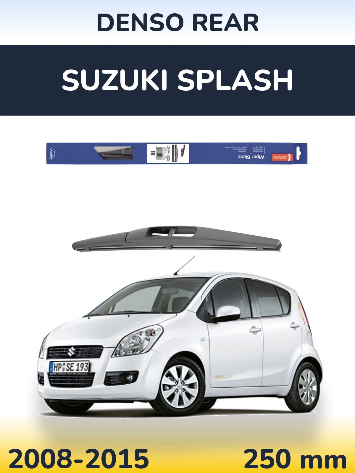 Задний дворник Denso Rear 250 мм для Suzuki Splash 2008-2015