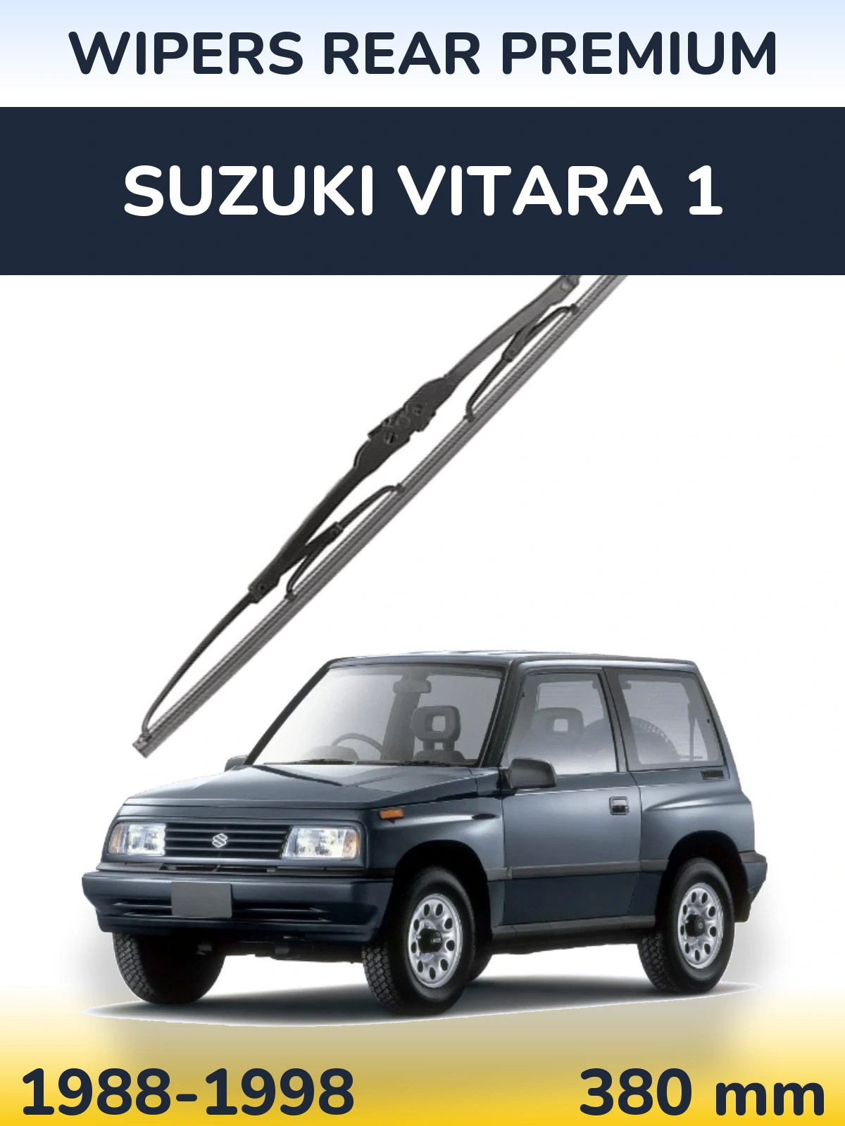 Задний дворник WIPERS REAR PREMIUM 380 мм для Suzuki Vitara 1 1988-1998