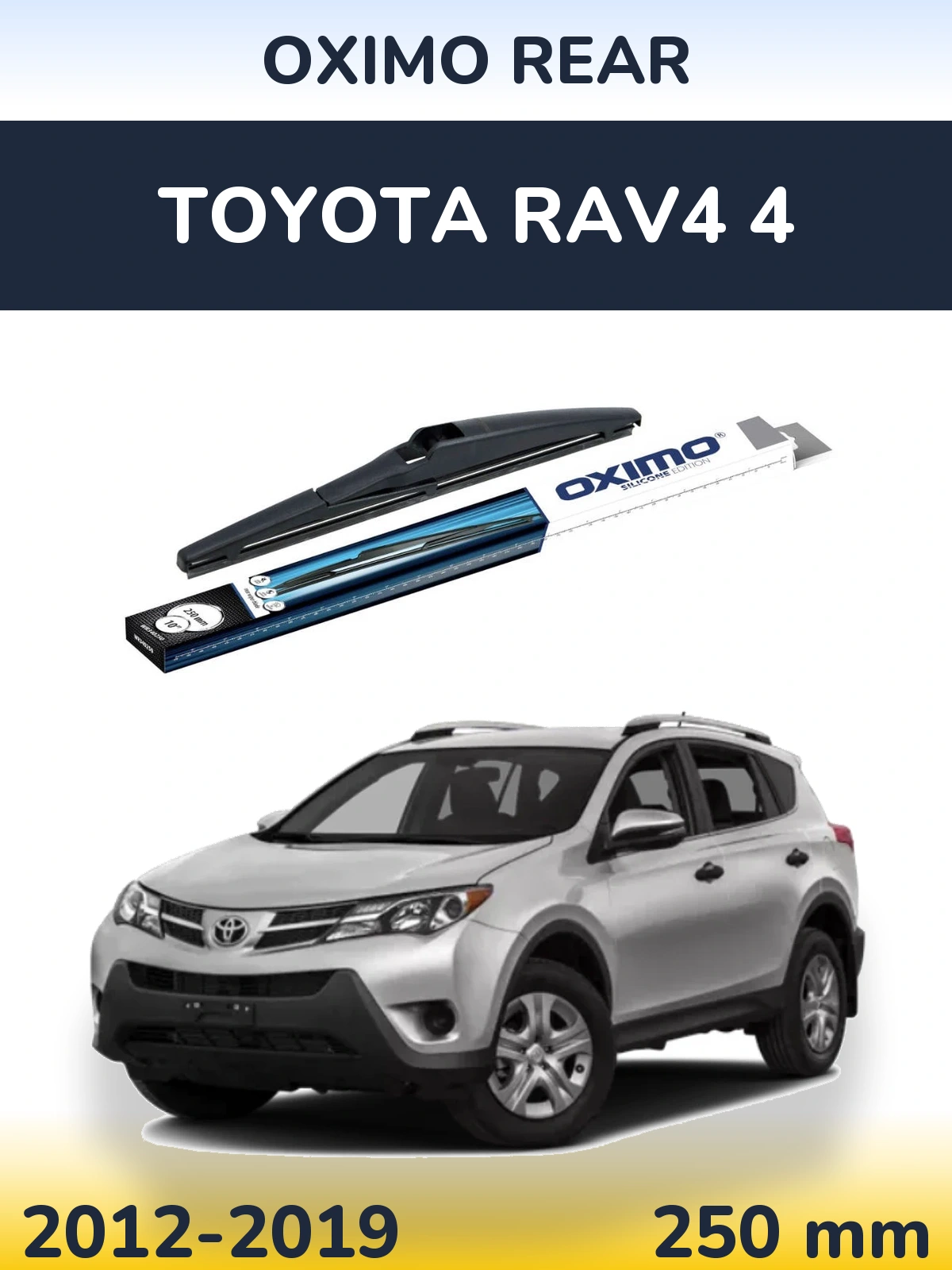 Rear wiper blade Oximo Rear 250 mm for Toyota RAV4 4 2012-2019