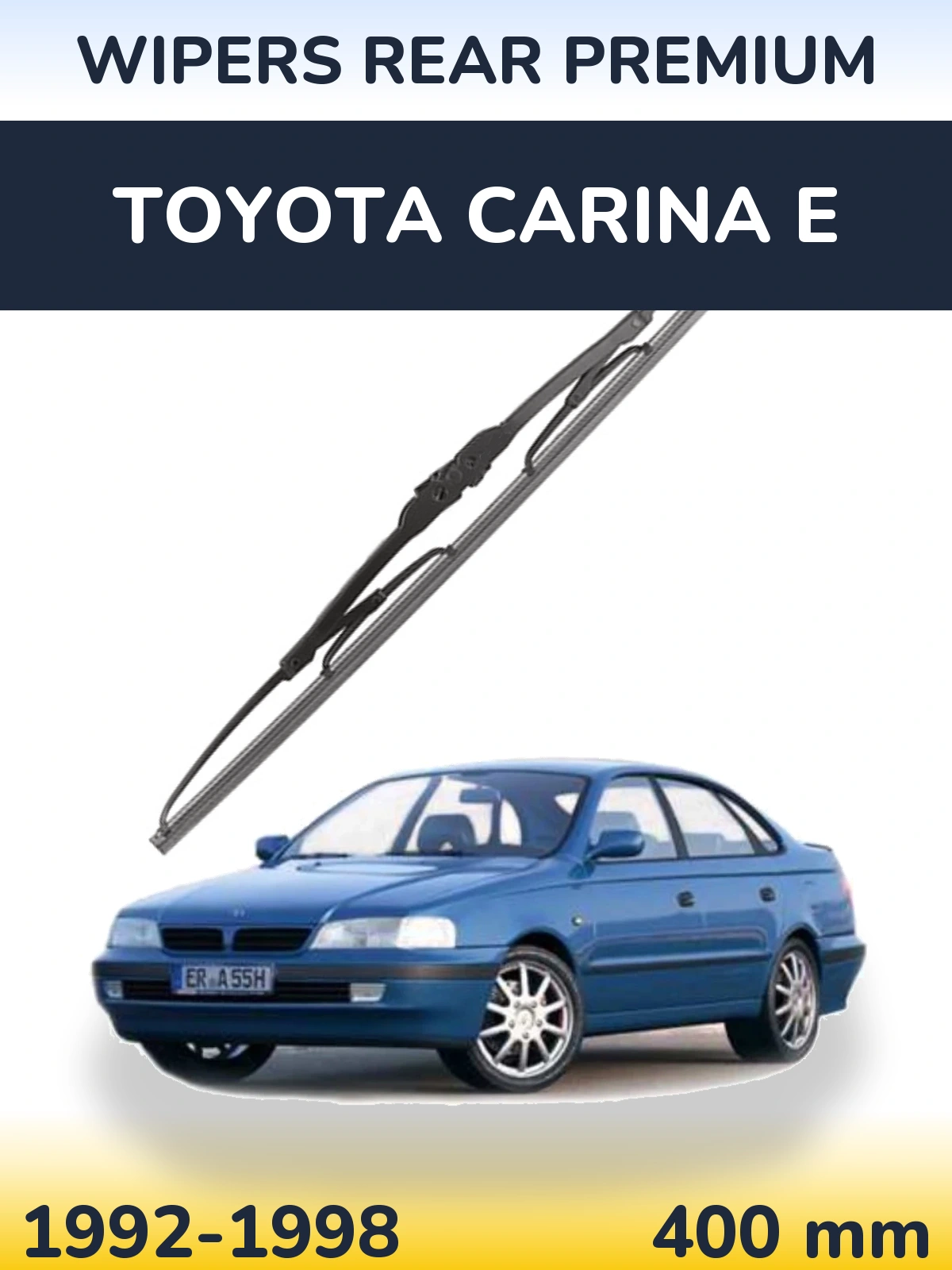 Rear wiper blade WIPERS REAR PREMIUM 400 mm for Toyota Carina E 1992-1998