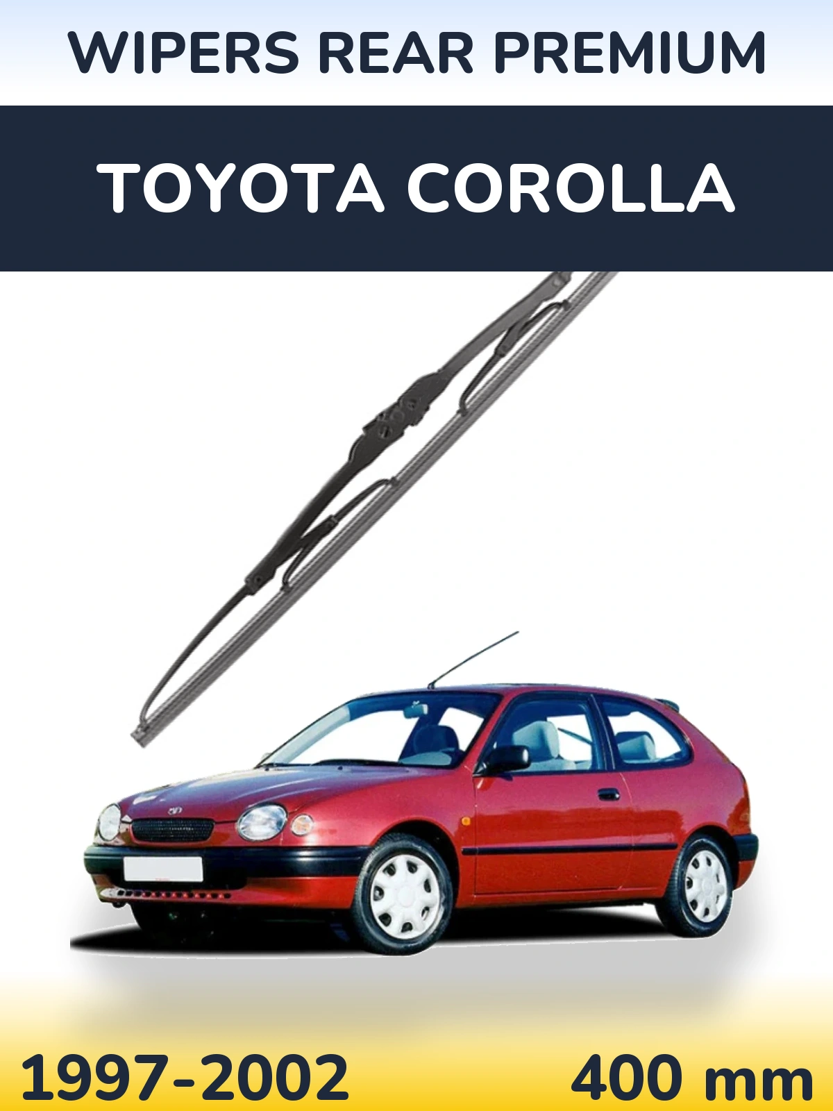 Задня щітка WIPERS REAR PREMIUM 400 мм для Toyota Corolla 1997-2002