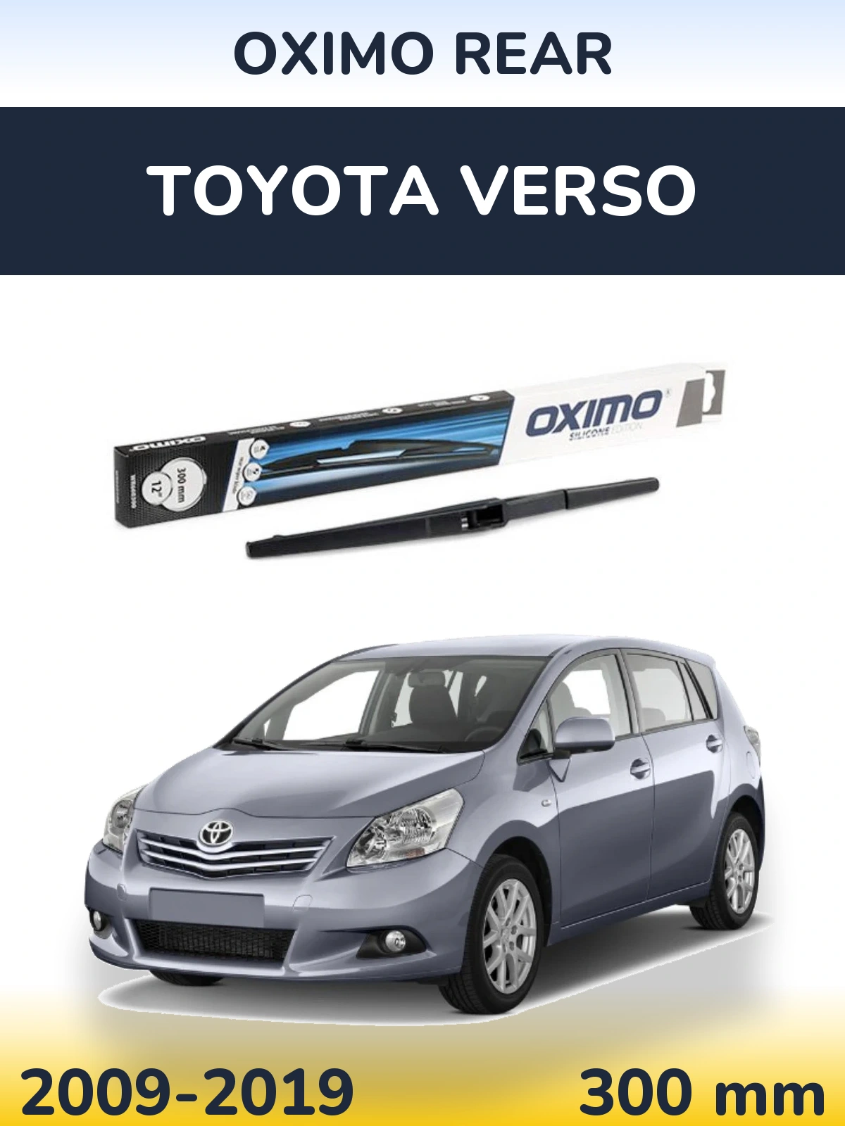 Rear wiper blade Oximo Rear 300 mm for Toyota Verso 2009-2019