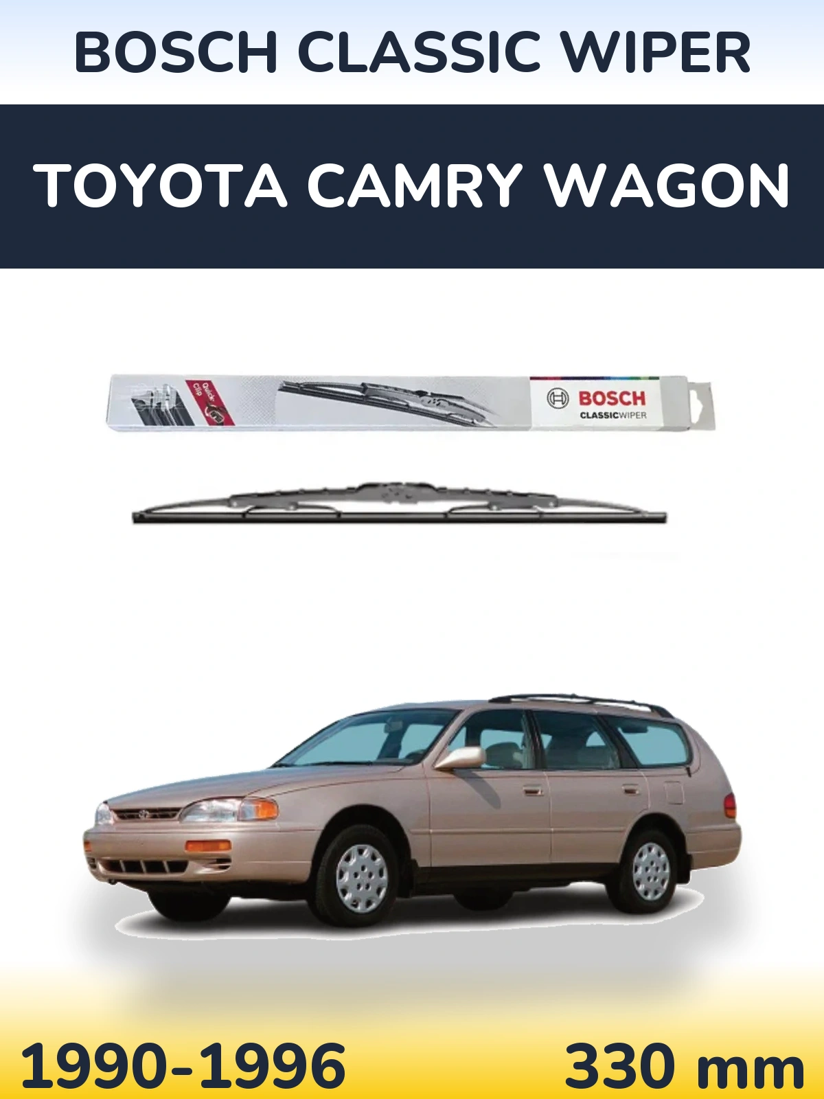 Задня щітка BOSCH Classic Wiper 340 мм для Toyota Camry Wagon 1990-1996