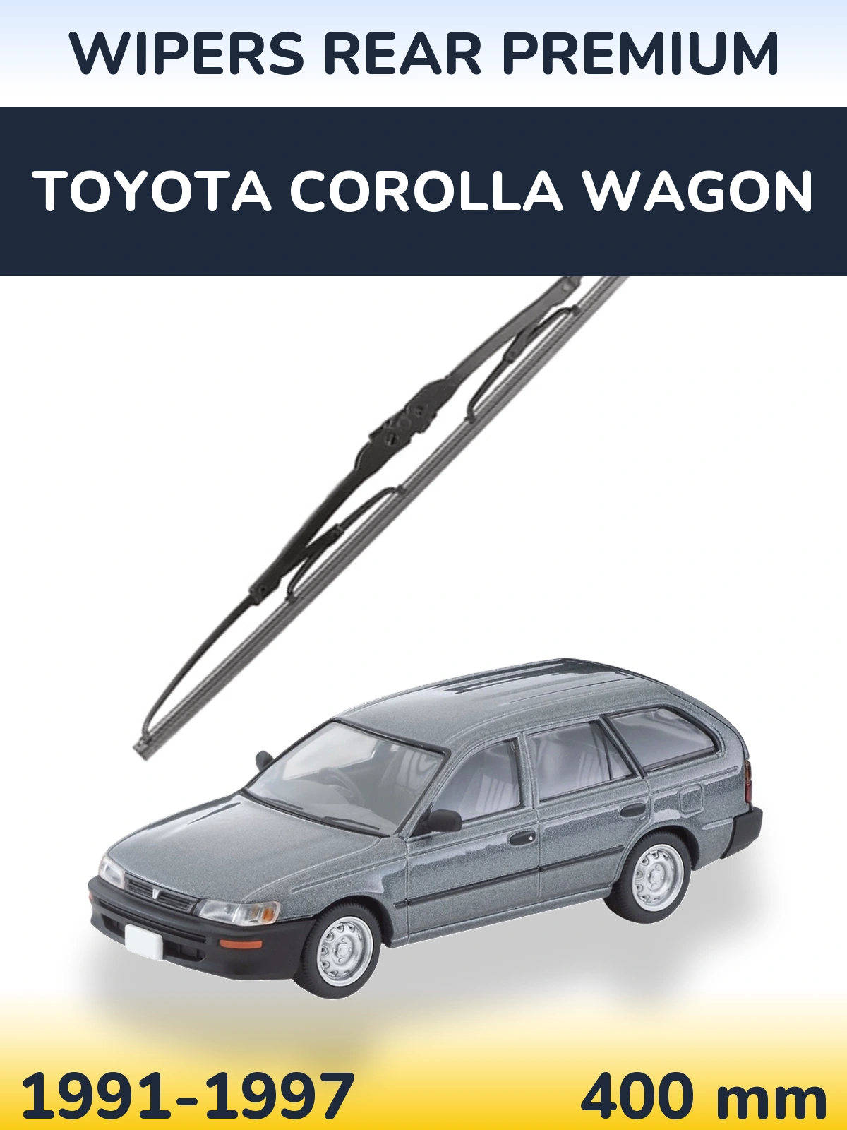 Rear wiper blade WIPERS REAR PREMIUM 400 mm for Toyota Corolla Wagon 1991-1997