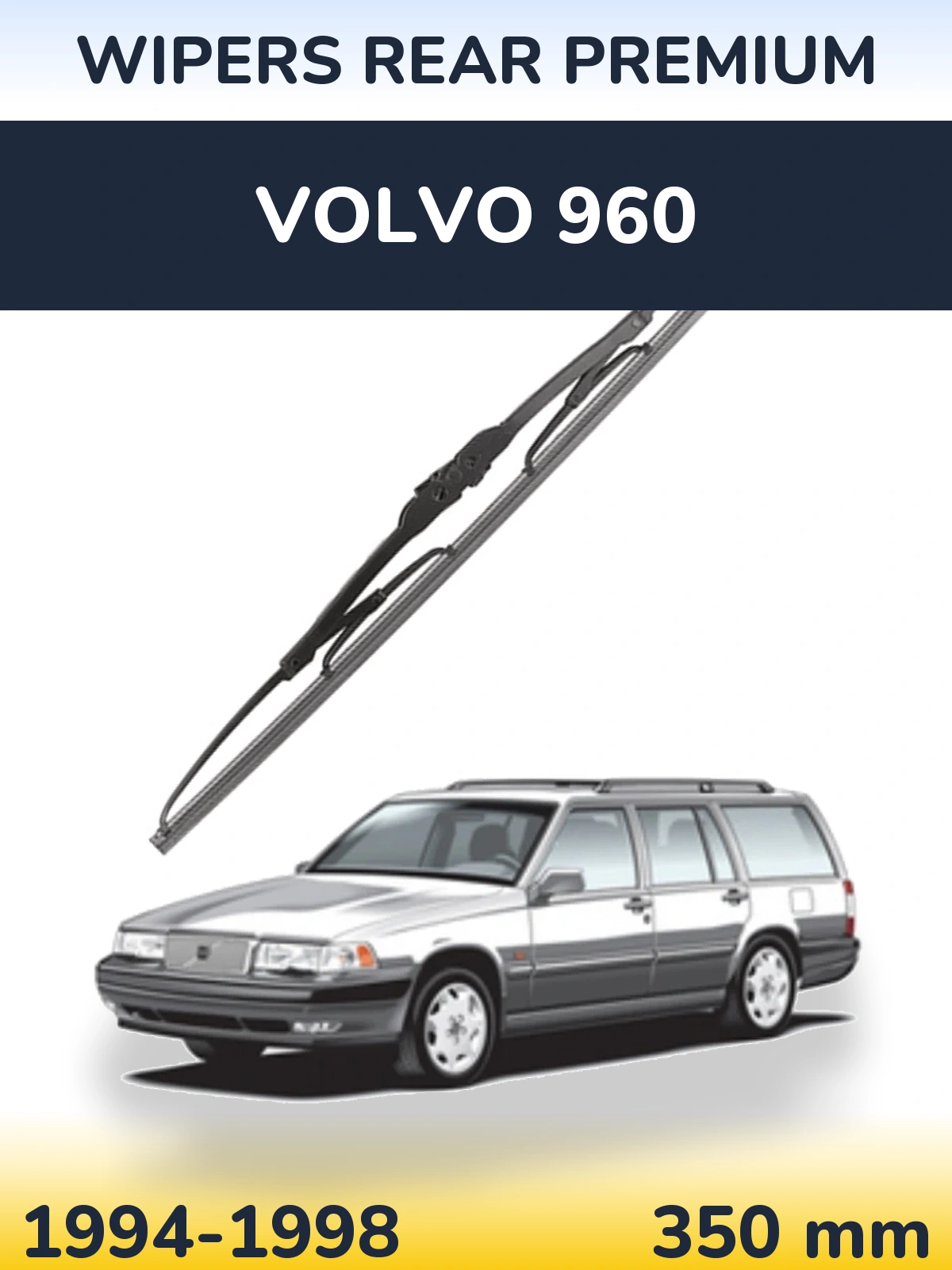 Задня щітка WIPERS REAR PREMIUM 350 мм для Volvo 960 1994-1998