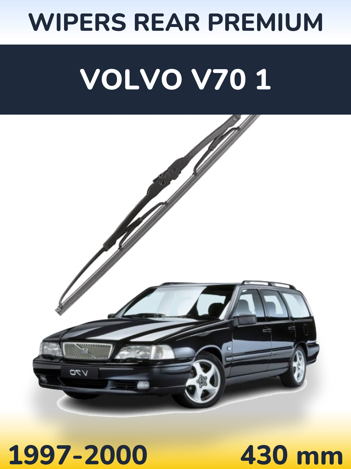 Задня щітка WIPERS REAR PREMIUM 430 мм для Volvo V70 1 1997-2000