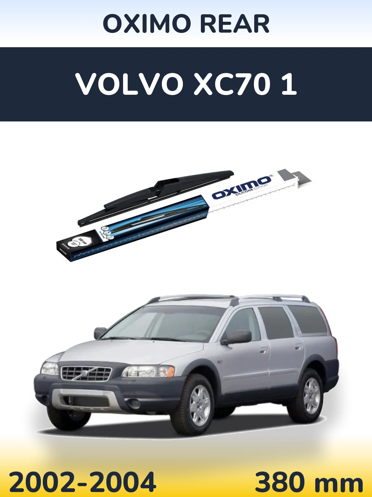Rear wiper blade Oximo Rear 380 mm for Volvo XC70 1 2002-2004