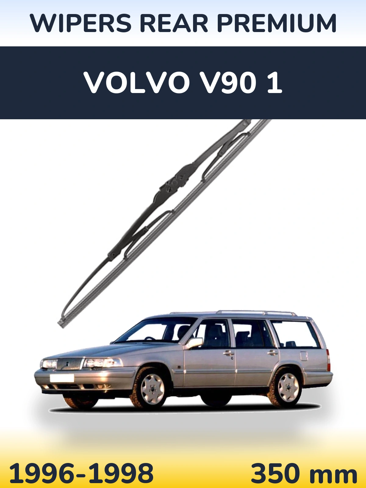 Rear wiper blade WIPERS REAR PREMIUM 350 mm for Volvo V90 1 1996-1998