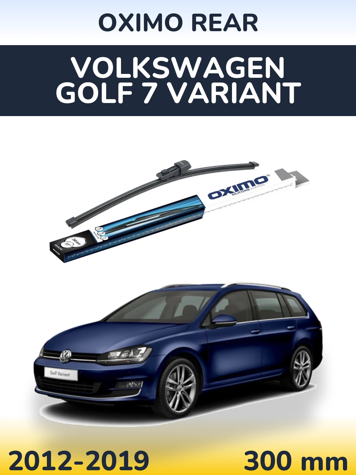 Задний дворник Oximo Rear 280 мм для Volkswagen Golf 7 Variant 2012-2019