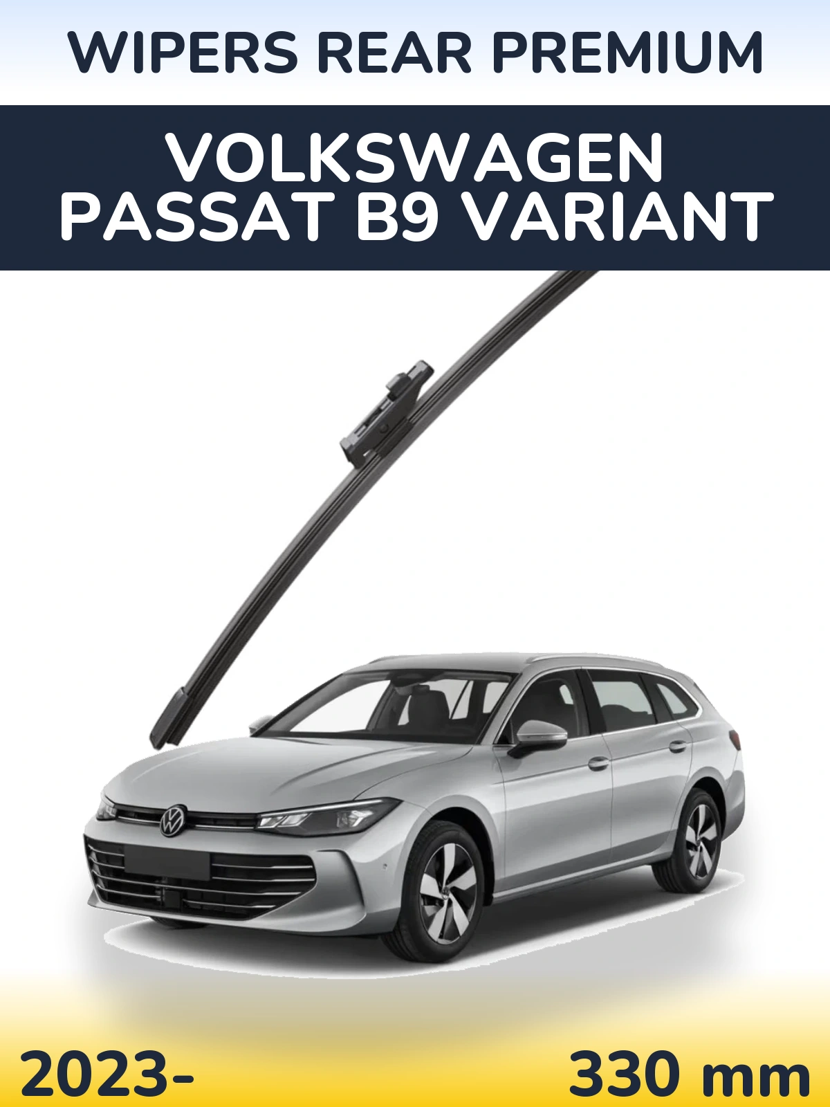 Rear wiper blade WIPERS REAR PREMIUM 330 mm for Volkswagen Passat B9 Variant 2023-2026