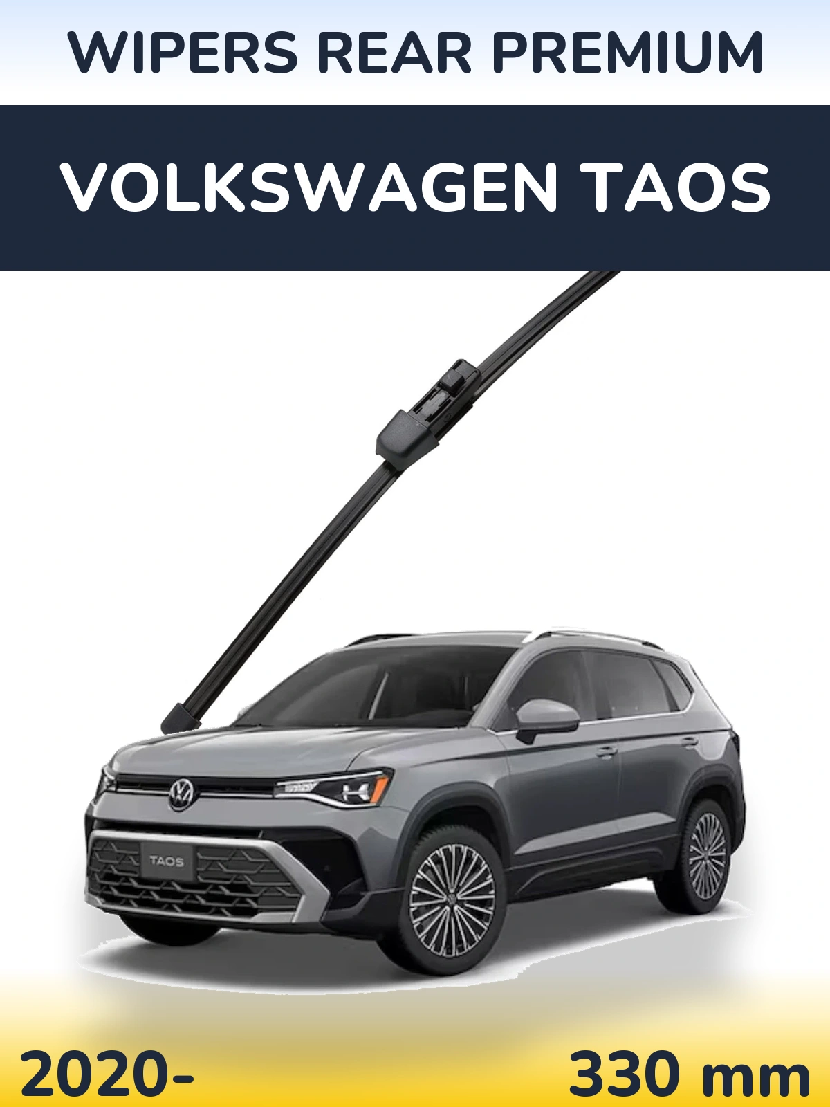 Rear wiper blade WIPERS REAR PREMIUM 330 mm for Volkswagen Taos 2020-2026