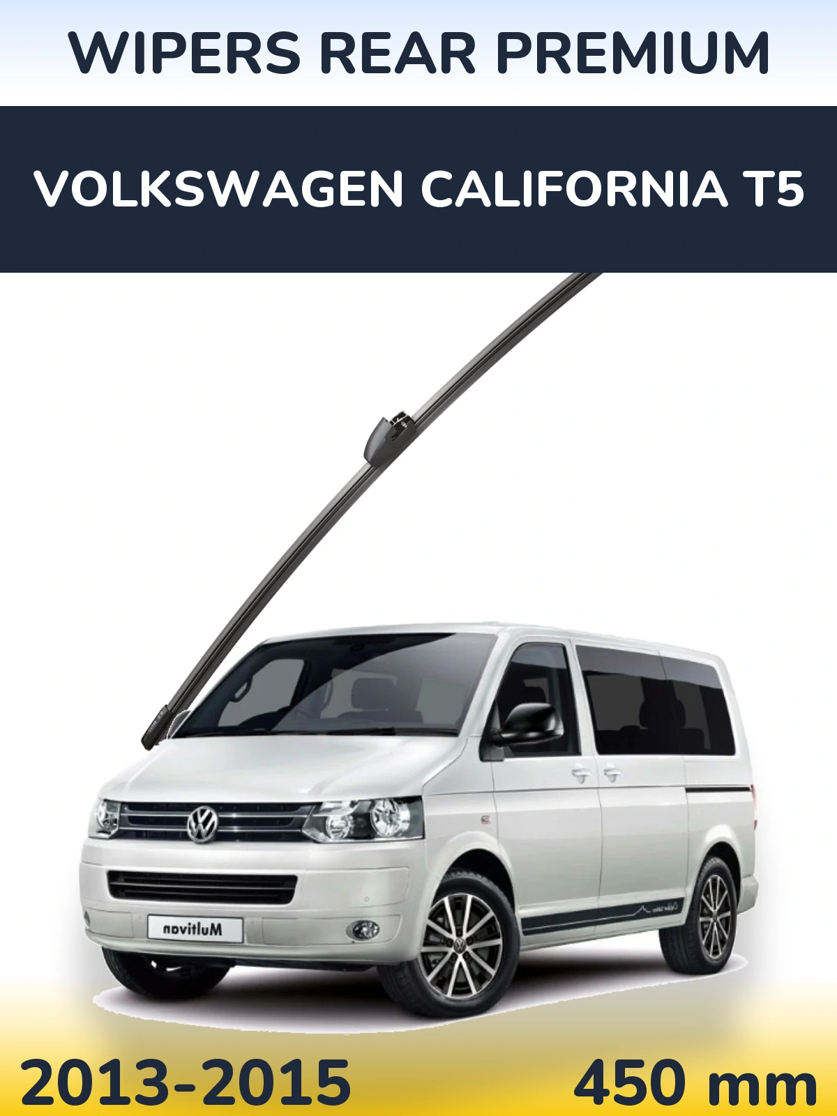 Rear wiper blade WIPERS REAR PREMIUM 450 mm for Volkswagen California T5 2013-2015