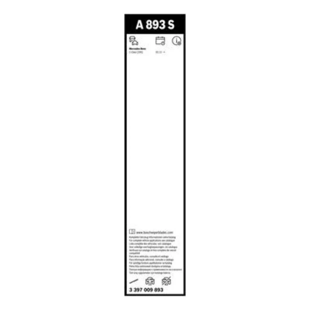 Front wiper blade set BOSCH AeroTwin 550 & 550 mm for Mercedes CLE Class 2023-2026