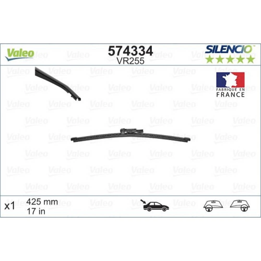Rear wiper blade Valeo Silencio Rear 425 mm for Mercedes Sprinter 2006-2018