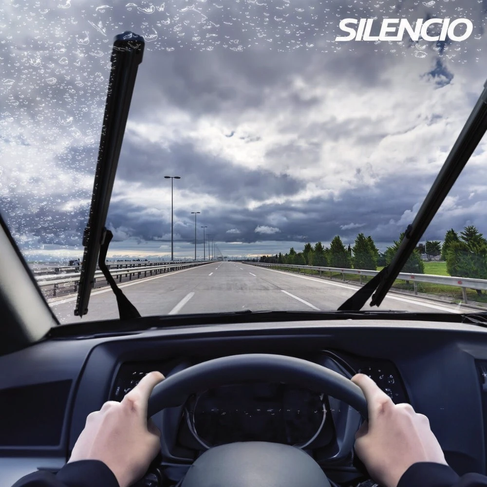 Front wiper blade set Valeo Silencio Flat 550 & 550 mm for Mercedes CLE Class 2023-2026
