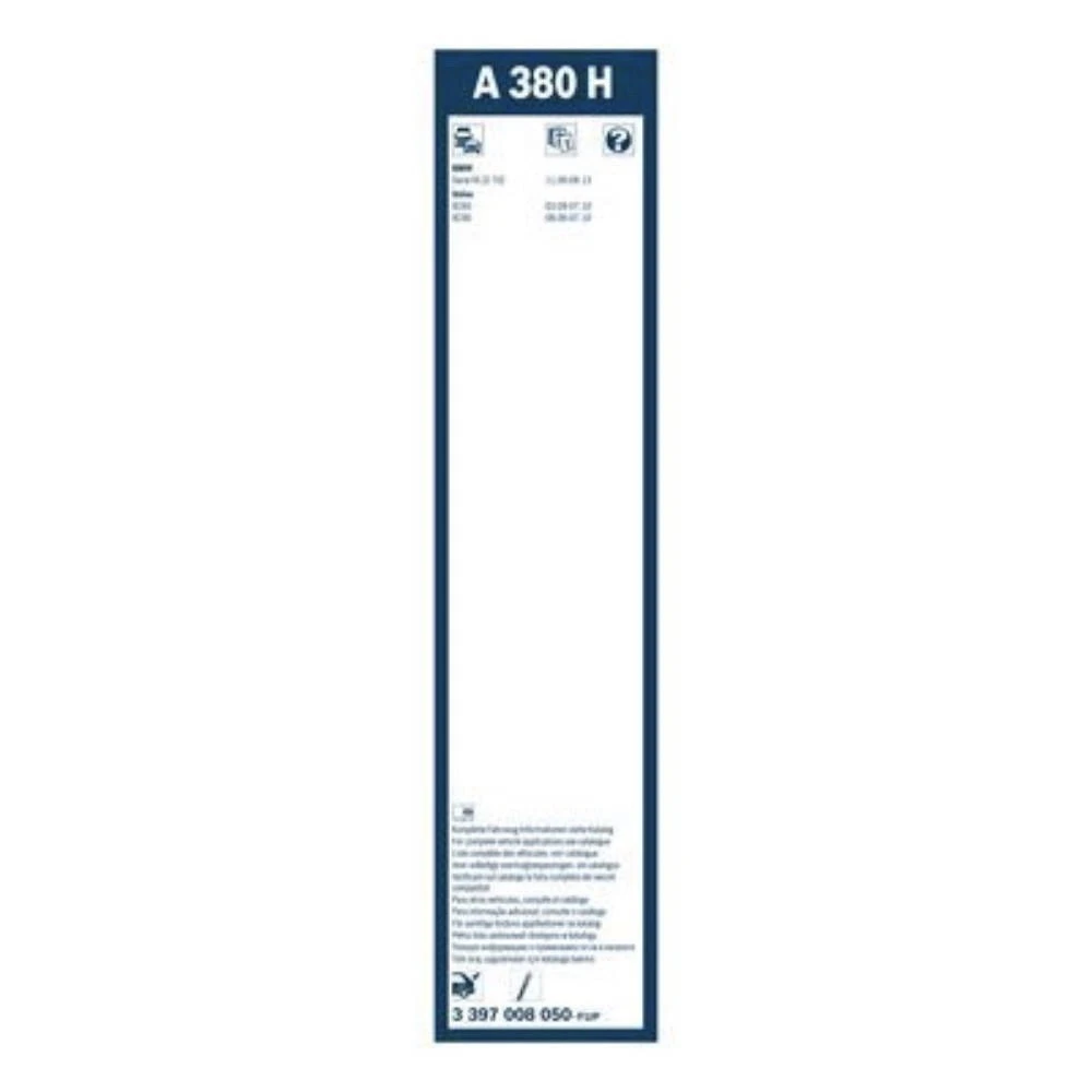 Rear wiper blade BOSCH Rear 380 mm for Ford Edge 2 2016-2024