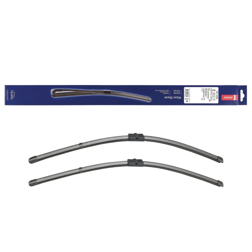 Front wiper blade set Denso Flat 600 & 600 mm for Mercedes C Class 2008-2013