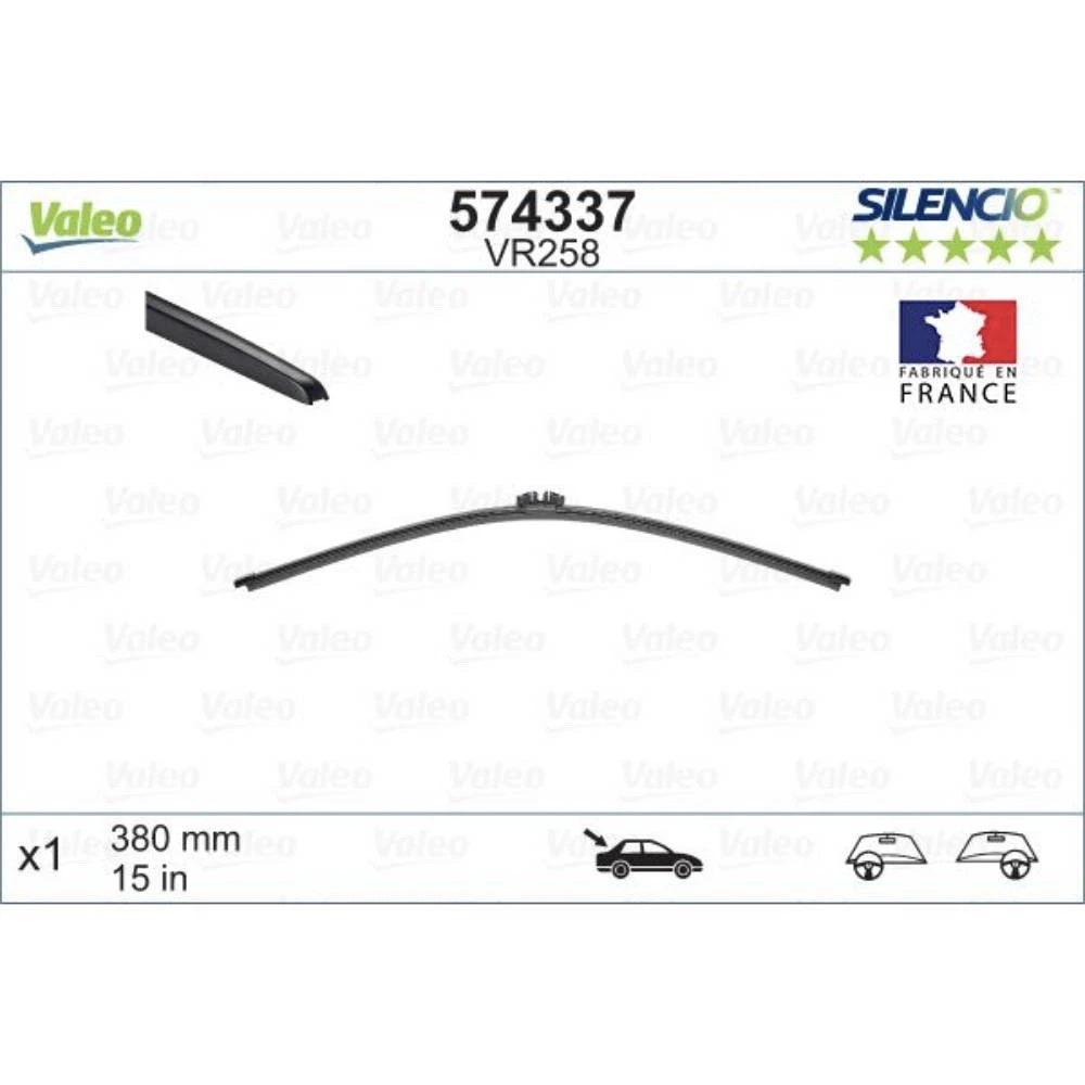 Rear wiper blade Valeo Silencio Rear 380 mm for Ford Edge 2 2016-2024