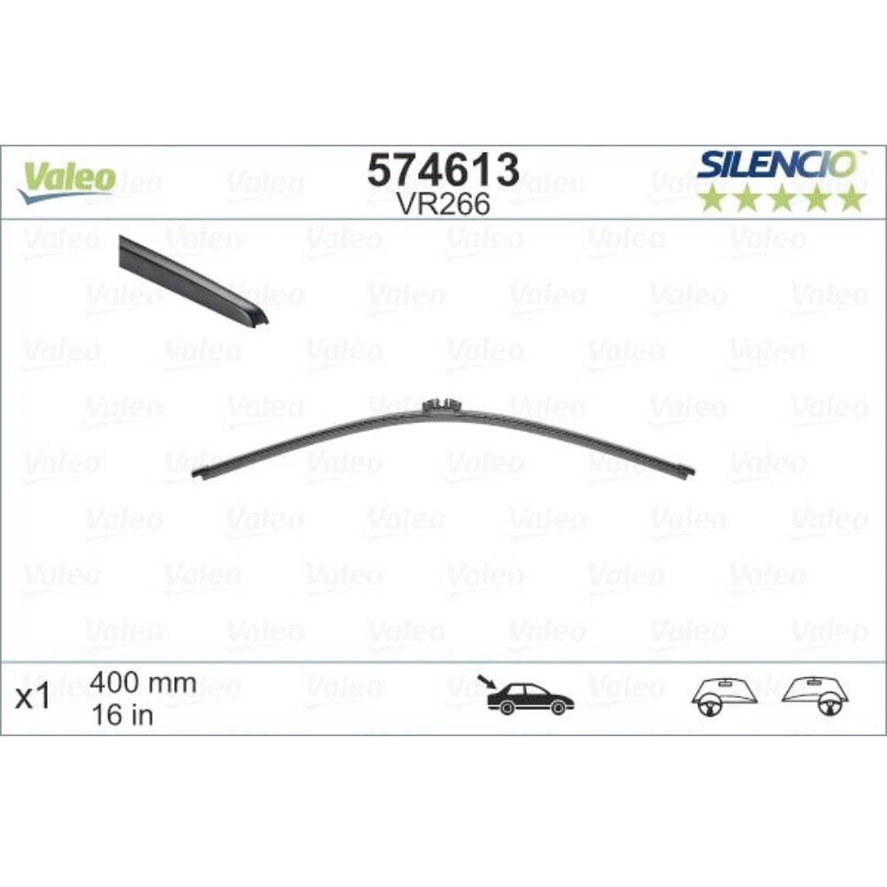 Rear wiper blade Valeo Silencio Rear 400 mm for Audi A6 Avant 2018-2025
