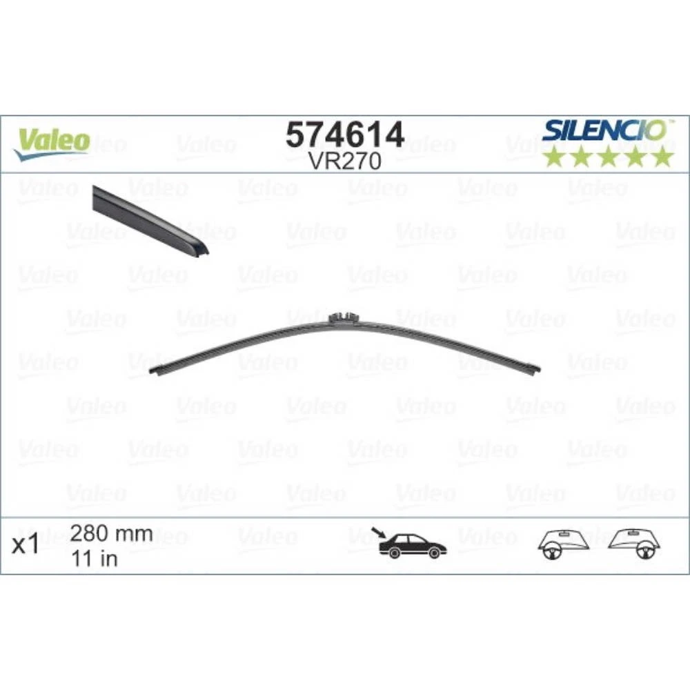 Rear wiper blade Valeo Silencio Rear 280 mm for Haval F7 2017-2024