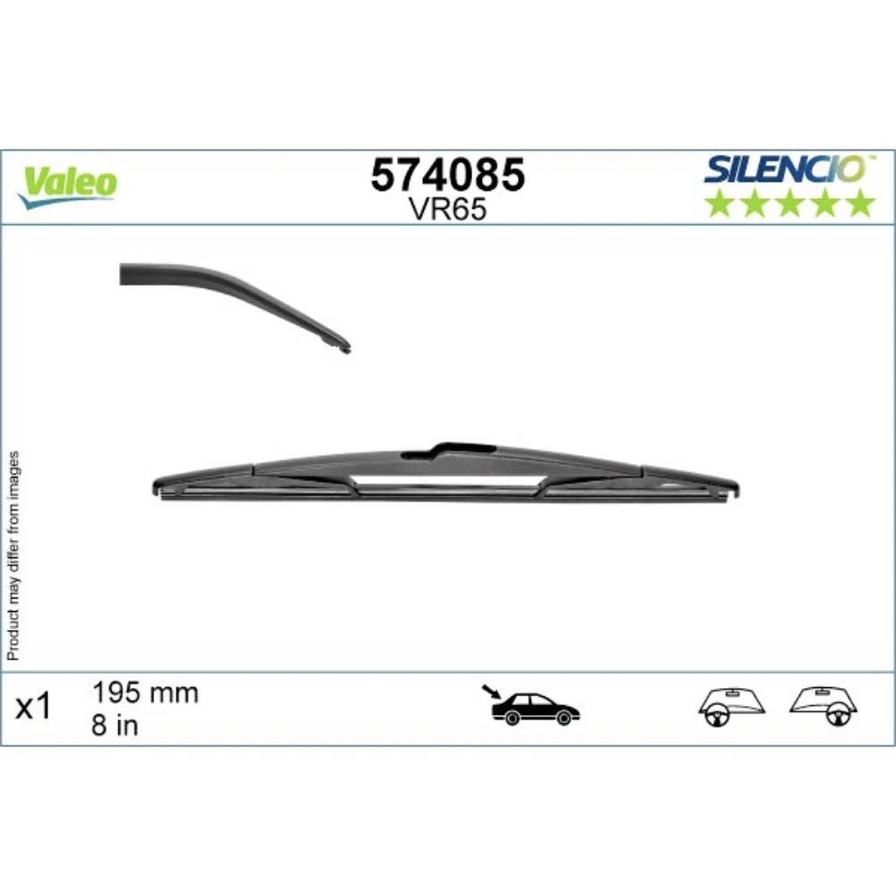 Stikla tīrītāji Valeo Silencio Rear automašīnai Lexus CT