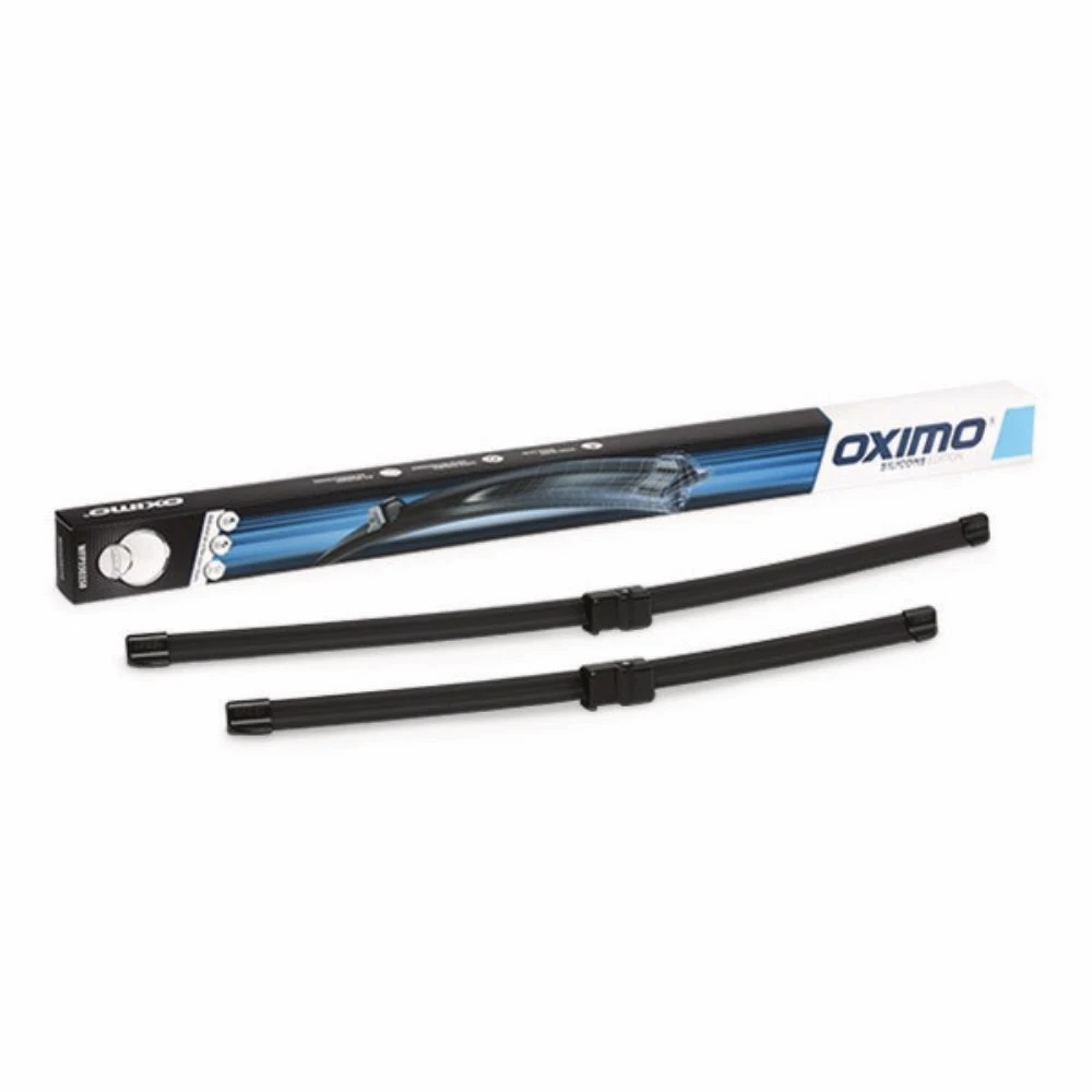Front wiper blade set Oximo Flat Original 600 & 450 mm for Volkswagen Caddy 3 2004-2006