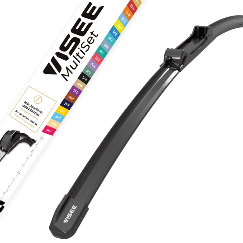 Front wiper blade set VISEE FLAT PREMIUM MultiSet 600 & 450 mm for DongFeng | DFSK Forthing 5 2020-2026